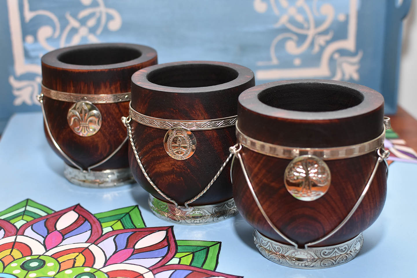 Mate barril con base